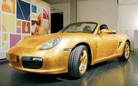 Vergoldeter Porsche Boxster 3